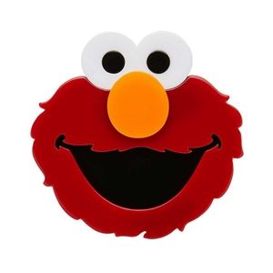 NIB 2019 Sesame Street Elmo Erstwilder Resin Brooch